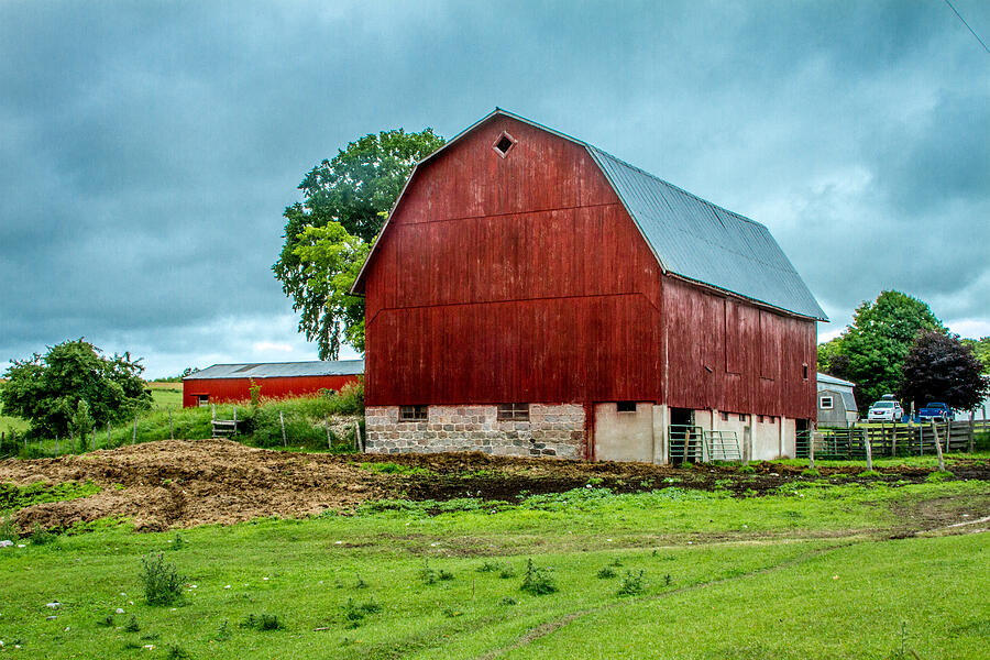 Red Barn Photograph by Bill Gallagher