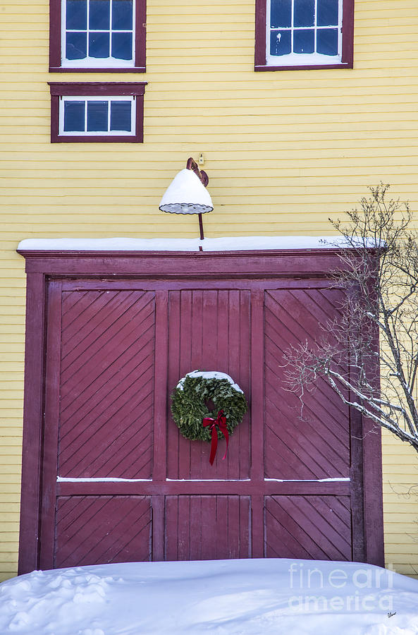 Red Barn Door Photograph by Alana Ranney