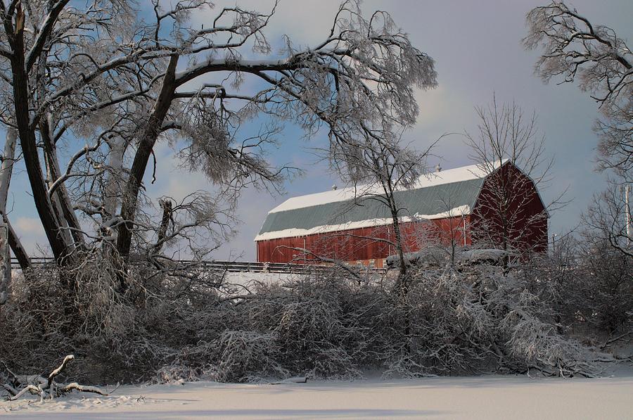 Red Barn Photograph by Douglas Pike