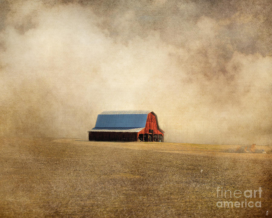 Red Barn in Missouri Photograph by Jai Johnson