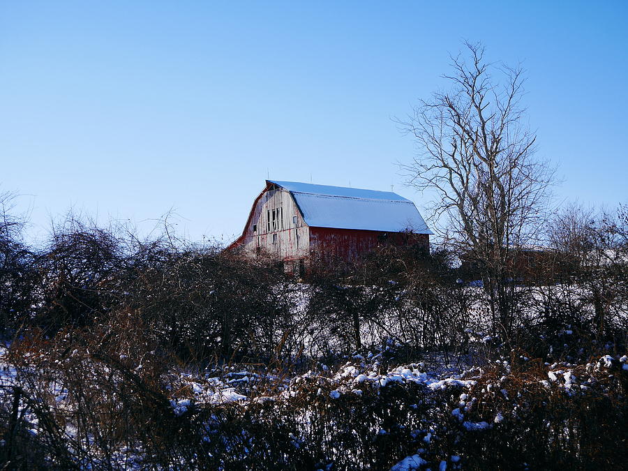 Red Barn Photograph by Jim Nance