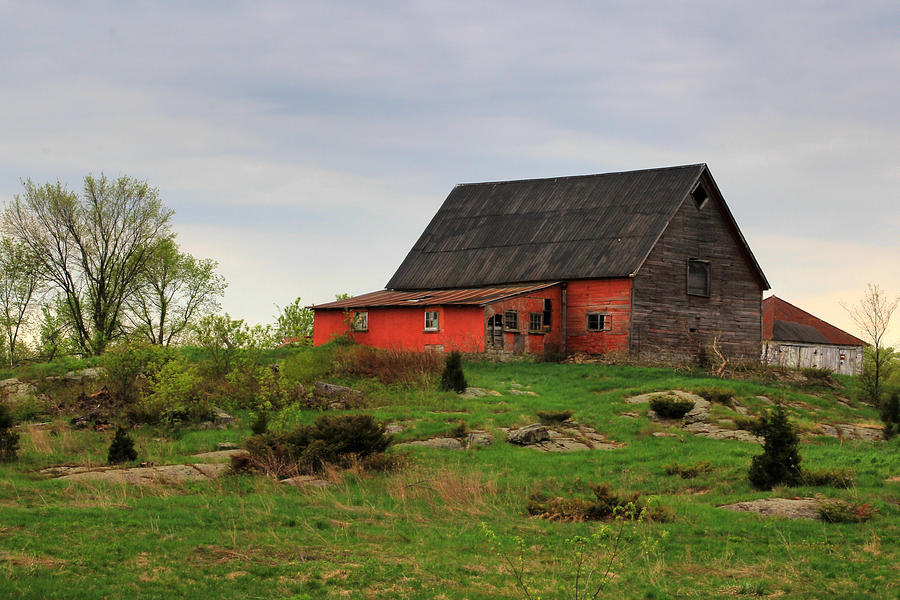 Red Barn Photograph by Jim Vance