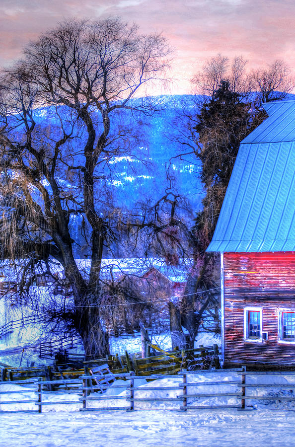 Red Barn. Photograph by Loni Collins