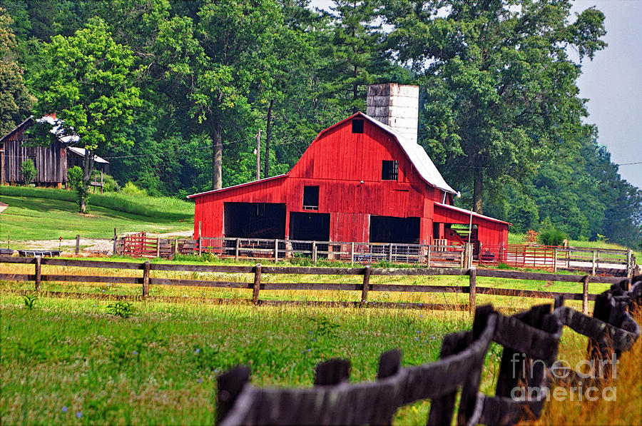 Red Barn    Photograph by Lydia Holly