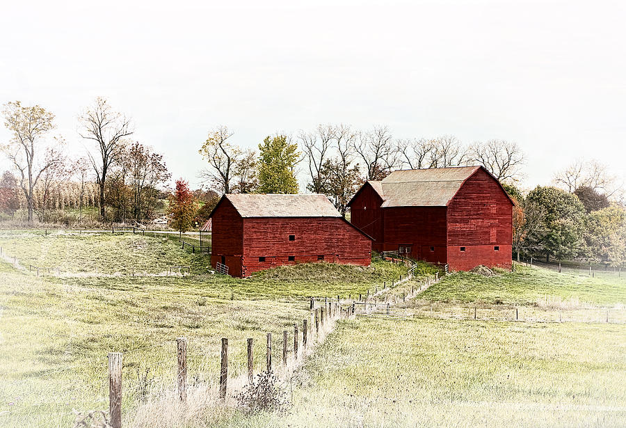Red Barn Photograph by Marcia Colelli