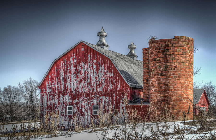 Red Barn Photograph by Ray Congrove
