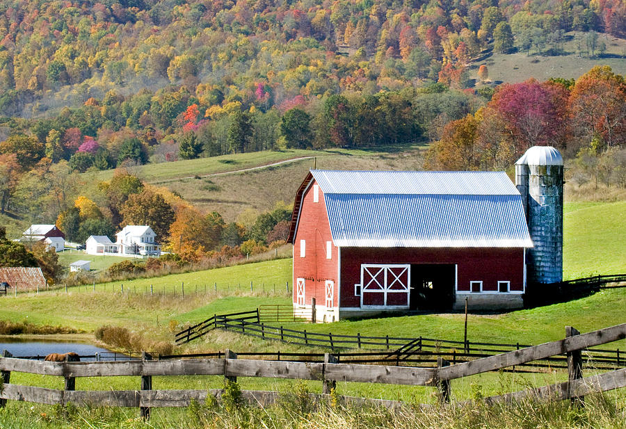 Red Barn Photograph by Robert Camp
