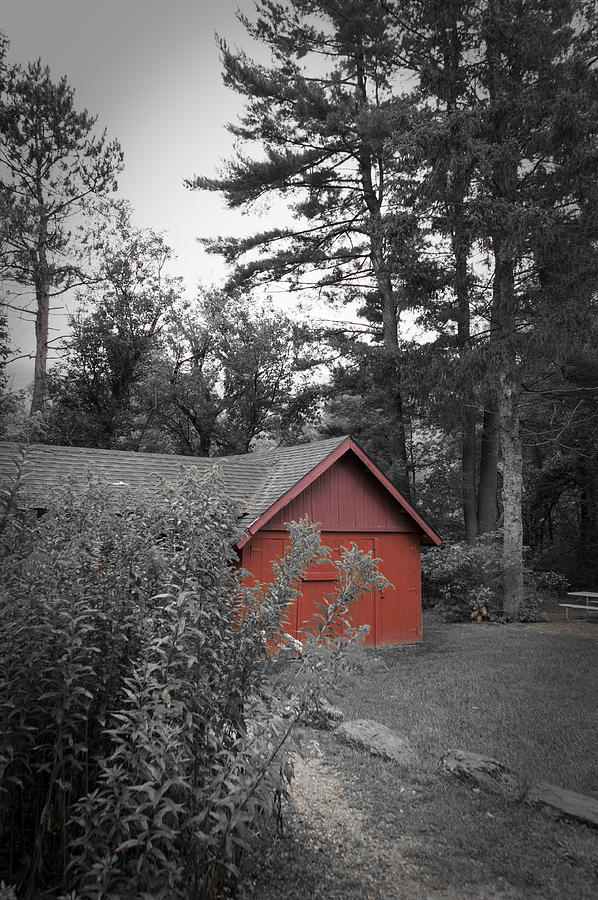 Red Barn Photograph by Roni Chastain