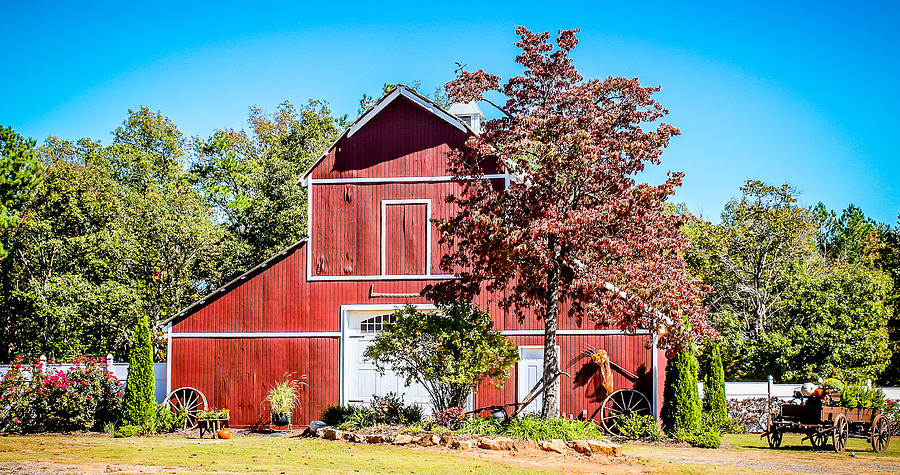 Red Barn Photograph by Tracy Brock