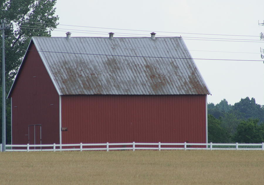Kentucky Red Barn Photograph by Valerie Collins
