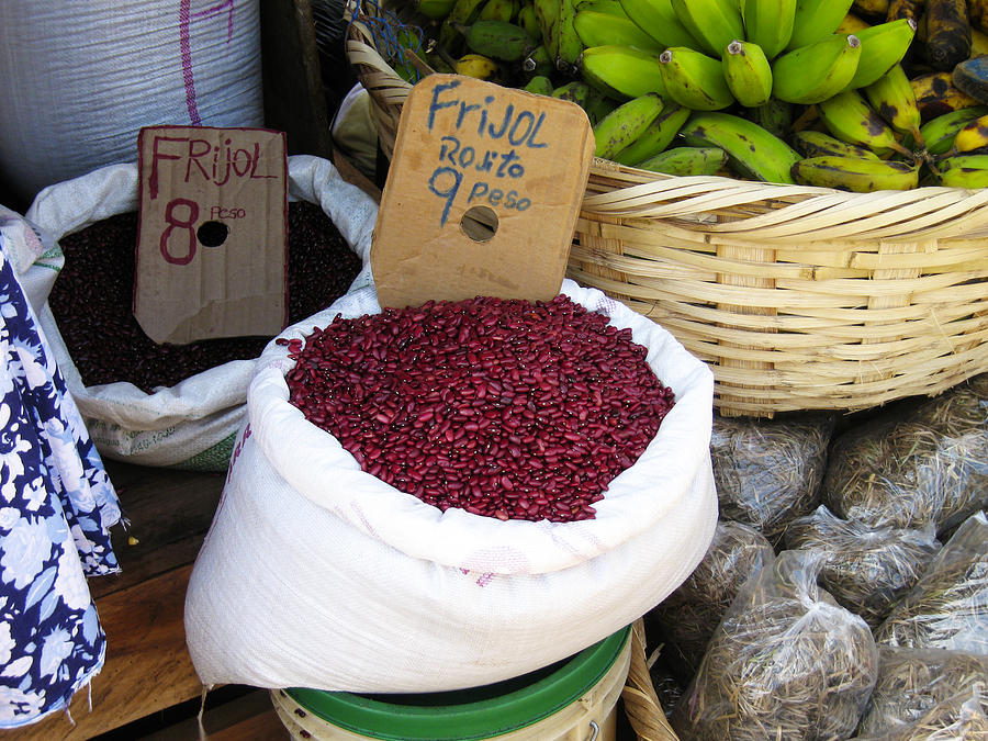 Red Beans at Nicaragua Market Photograph by Kurt Van Wagner