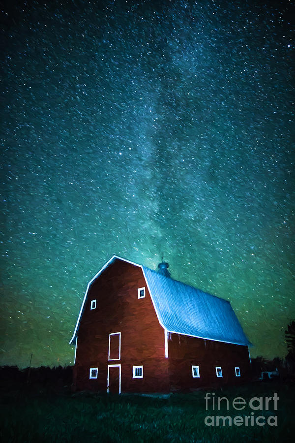 Red Beautys Milky Way Photograph by Lori Dobbs