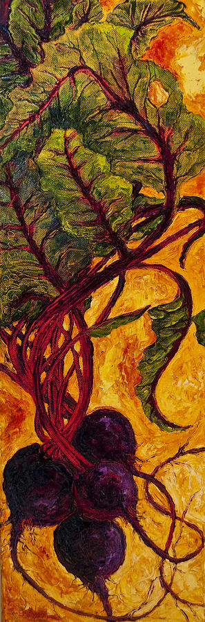Paris Red Beets Painting by Paris Wyatt Llanso
