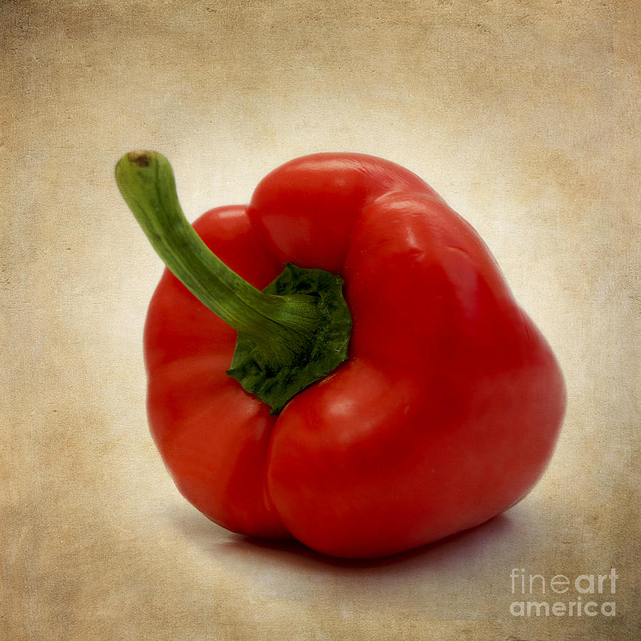 Red bell pepper Photograph by Bernard Jaubert