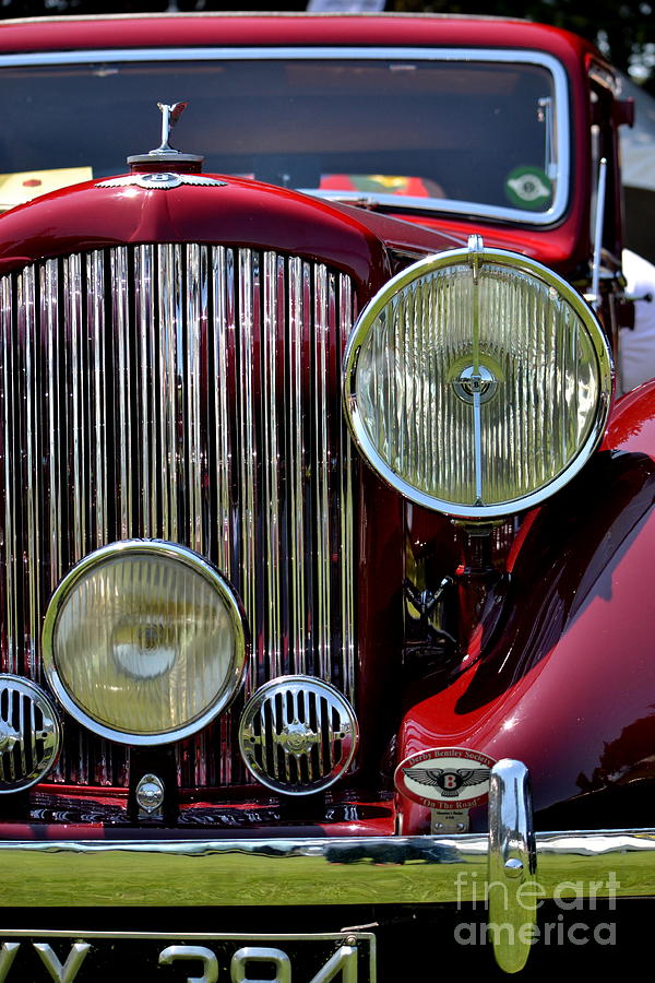 Red Bentley Grill Photograph by Dean Ferreira