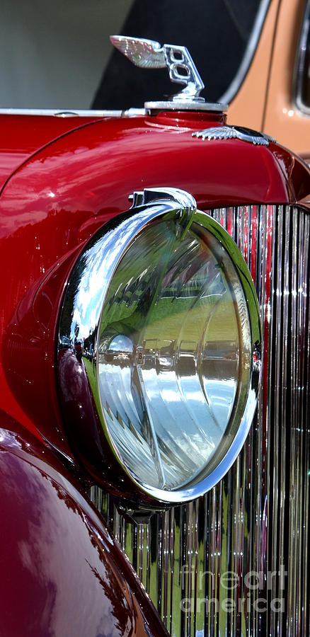 Red Bentley Photograph by Dean Ferreira