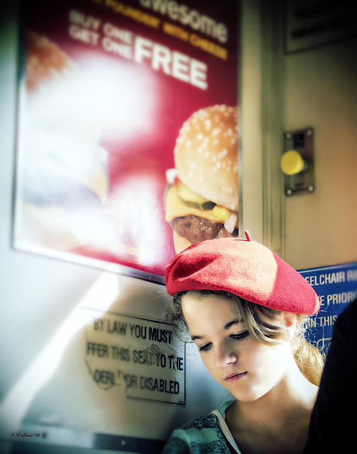 Sign Photograph - Red Beret by Brian Wallace