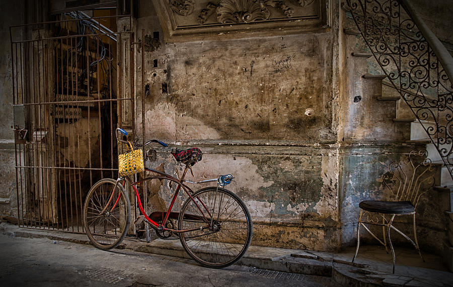 Red Bike Photograph by Marzena Grabczynska Lorenc