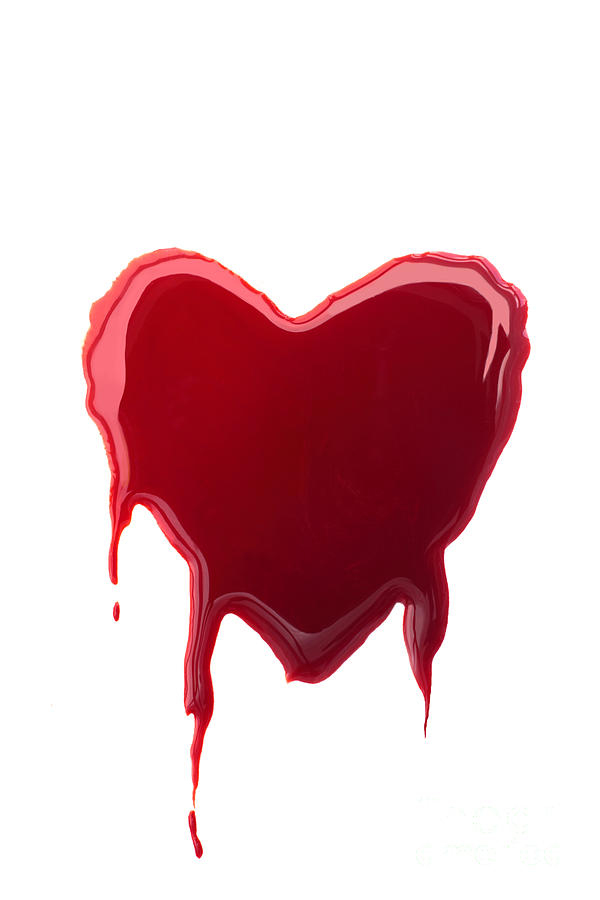 Red 'blood' Heart by Peter Hatter