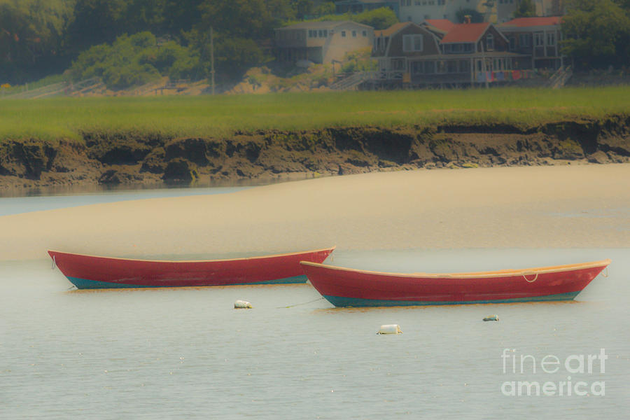 Red Boats Photograph by George DeLisle