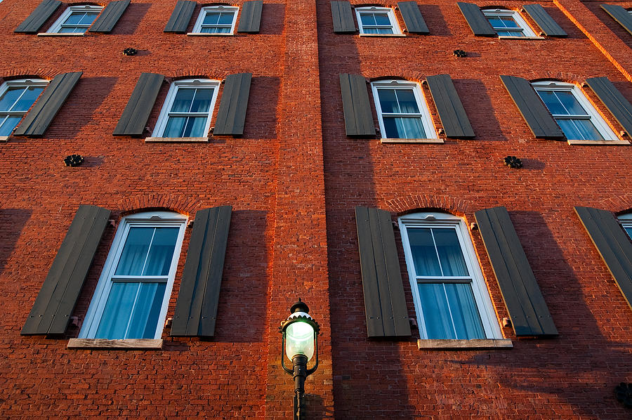 Red Brick and Windows Photograph by Rob Huntley