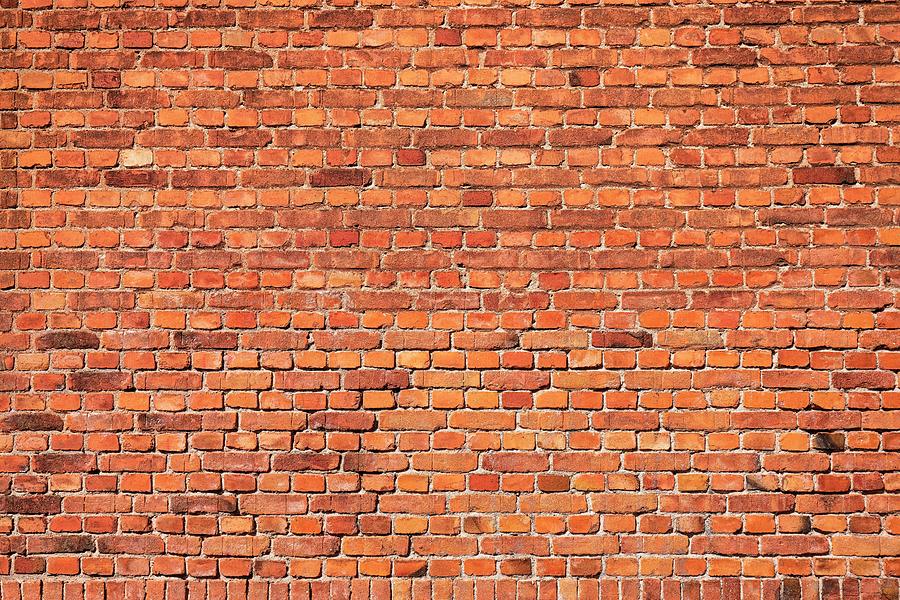 Red Brick Wall Photograph by #name?