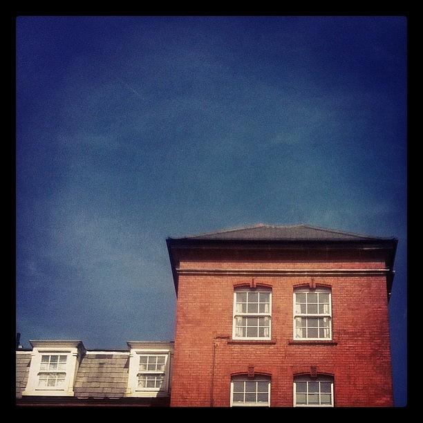 London Photograph - Red Bricks And Blue Skies

#redbrick by Dan Warwick