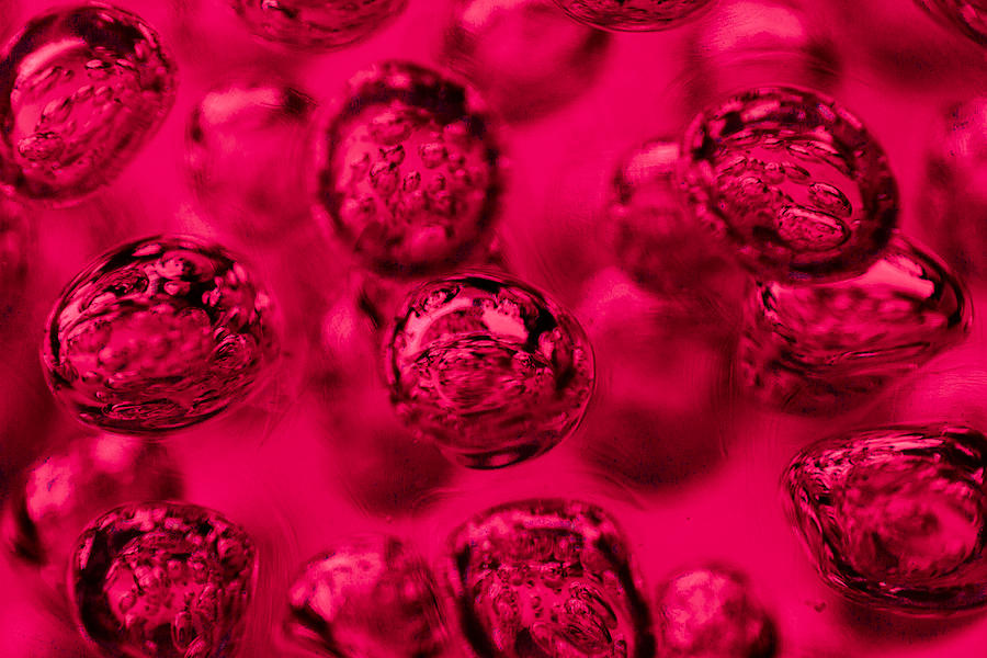 Red Bubbles Photograph by Scott Campbell