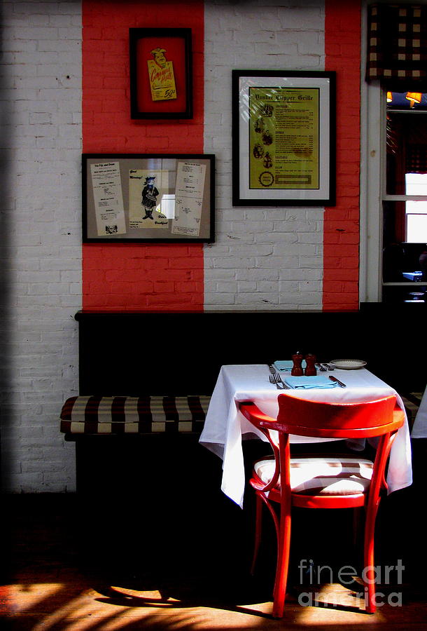 Red Cafe Photograph by Colleen Kammerer