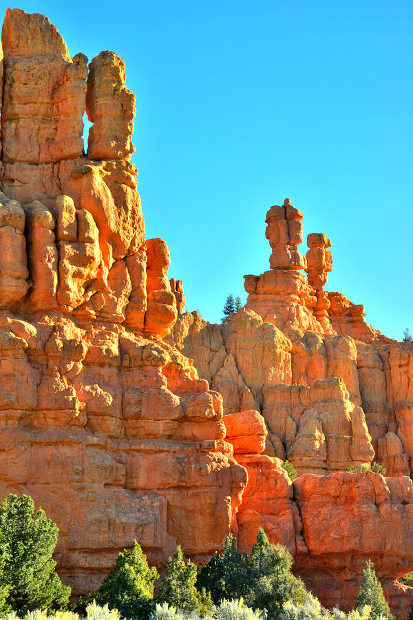 Red Canyon Castle Photograph by Ray Mathis