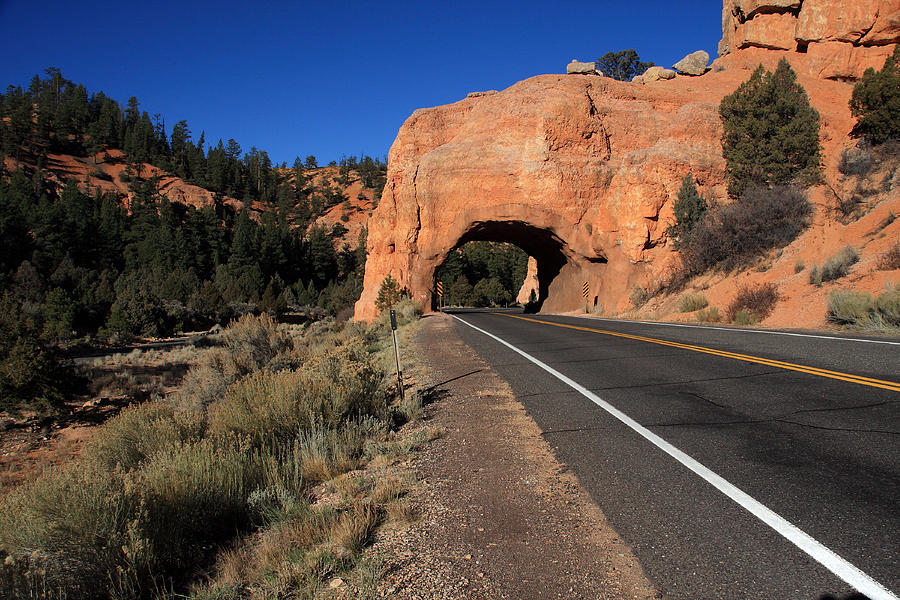 Red Canyon Tunnel Photograph by Aidan Moran