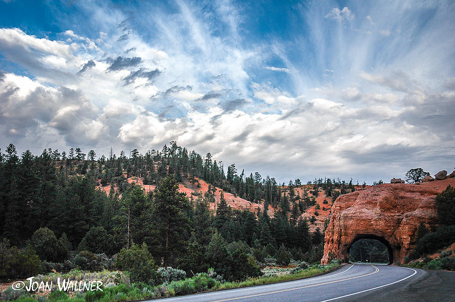 Red Canyon Photograph - Red Canyon Tunnel by Joan Wallner Red Canyon Photograph - Red Canyon Tunnel by Joan Wallner