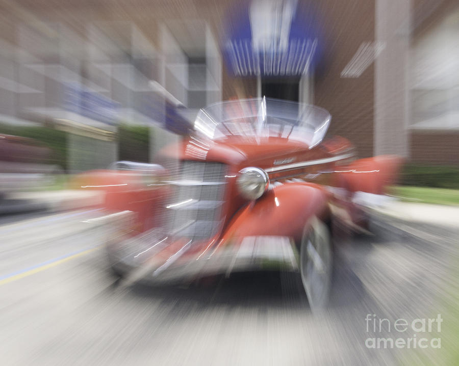 Car Photograph - Red Car by Ronald Grogan
