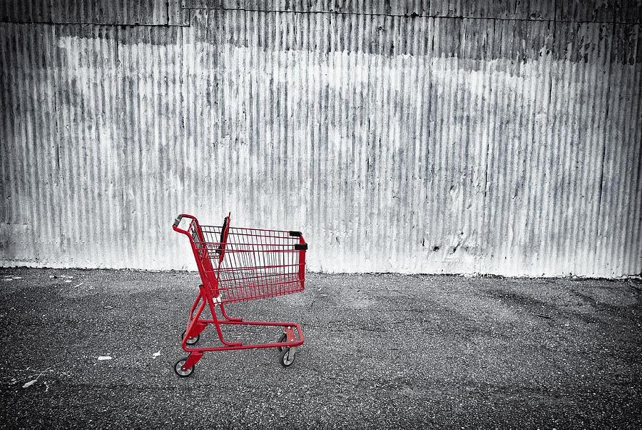 Red Cart Photograph by Patrick Lynch