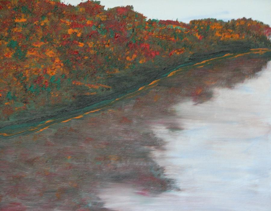 Red Cedar River II Painting by Myrtle Joy