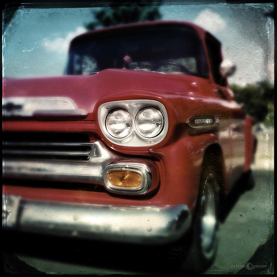 Red Chevy Pickup Photograph by Tim Nyberg