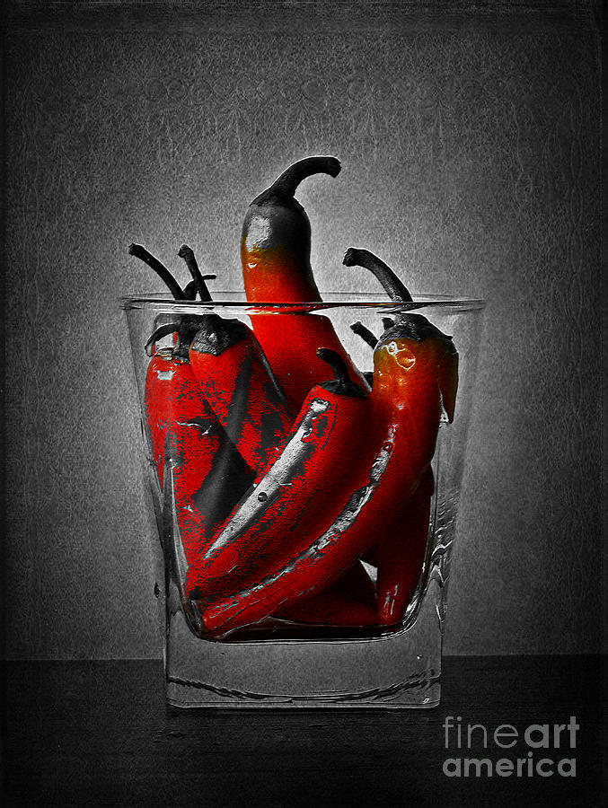 Red chili peppers Photograph by Binka Kirova