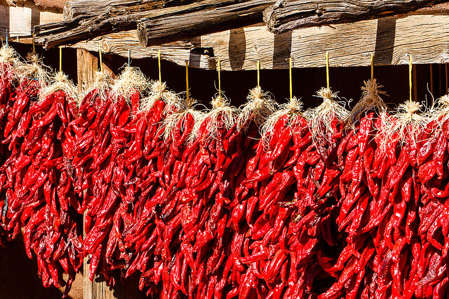 Red Chili Ristras Photograph by Ben Graham