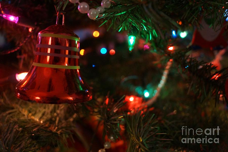 Red Christmas Bell Photograph by Kerri Mortenson