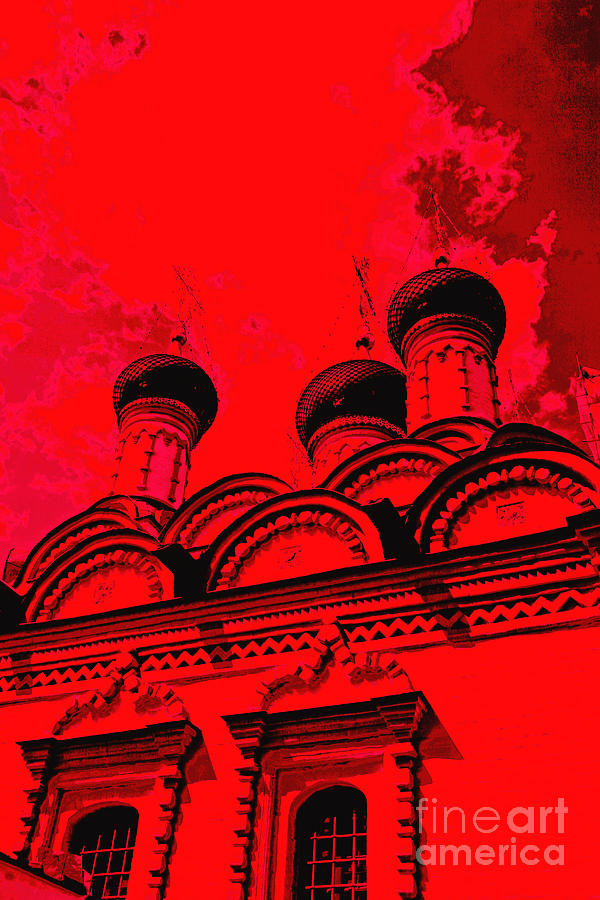Architecture Photograph - Red church by Lali Kacharava