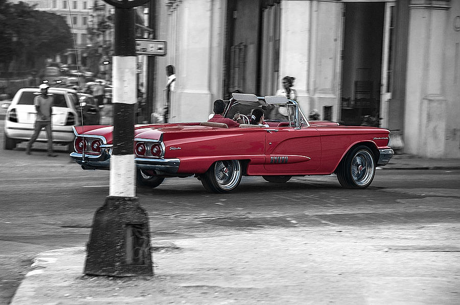 Red Convertible Photograph by Patrick Boening