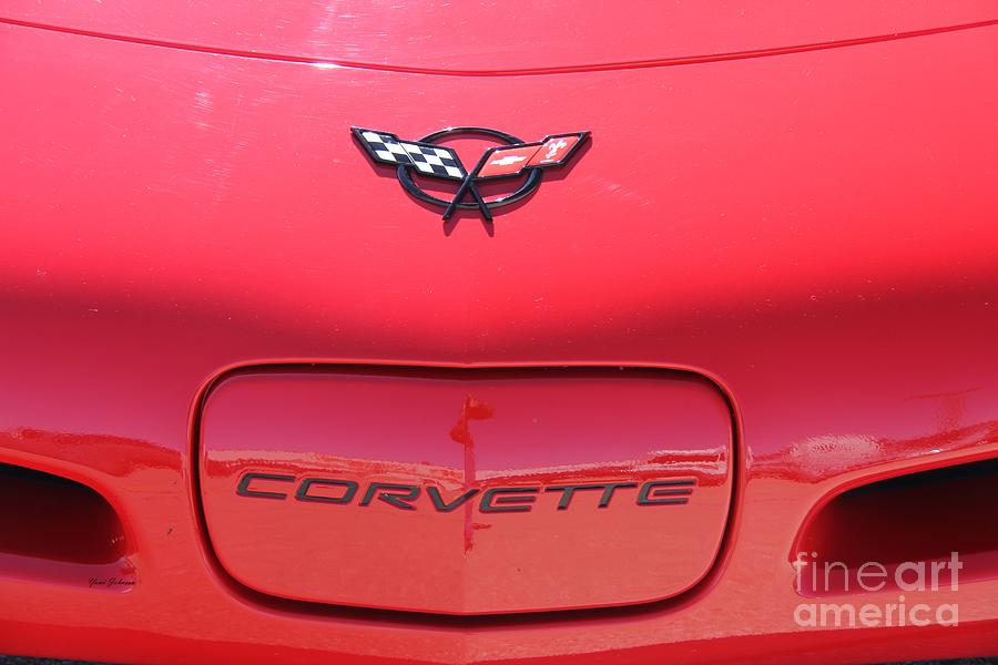 Red Corvette  Photograph by Yumi Johnson