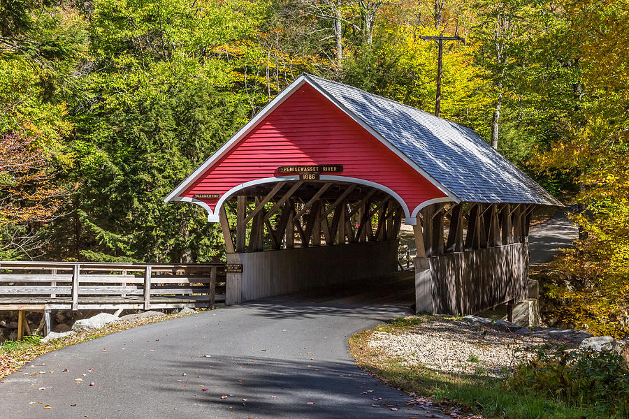 Red Covered Bridge Photograph by Pierre Leclerc Photography