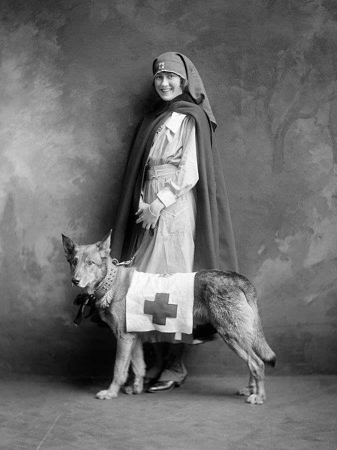 Red Cross Nurse, C1916 Photograph by Granger