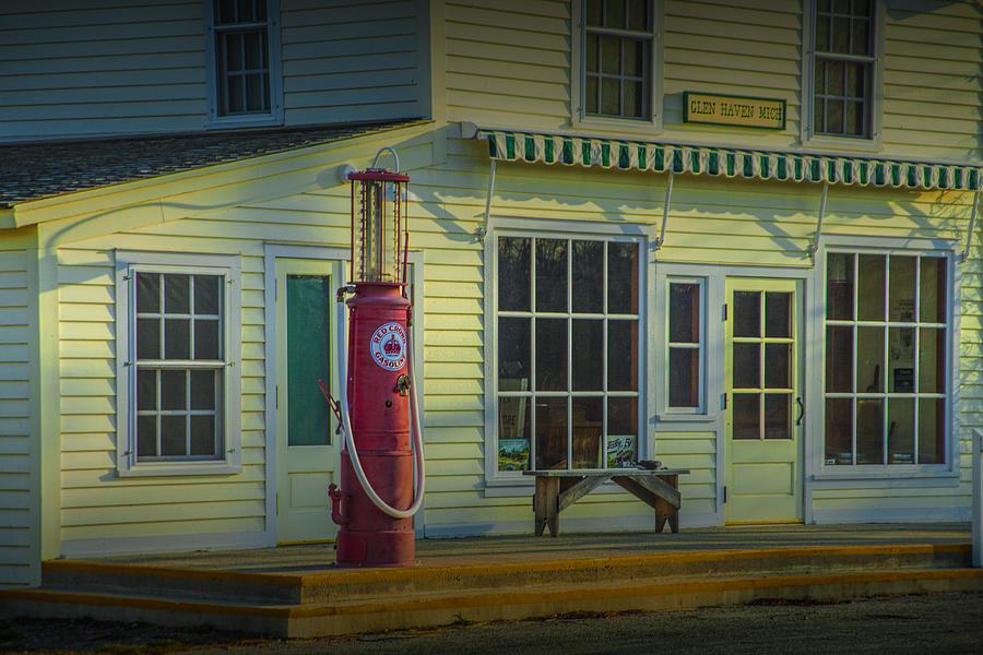 Red Crown Vintage Gasoline Pump Photograph by Randall Nyhof