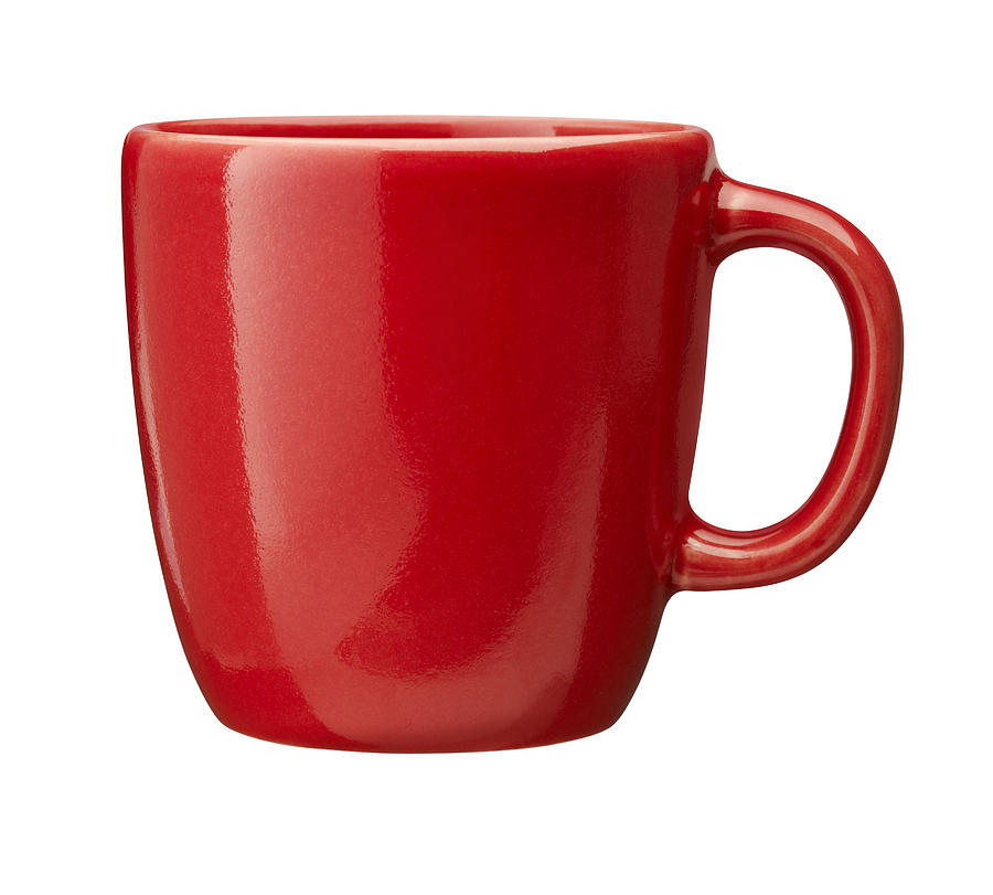 red Cup (clipping path included) Photograph by Posteriori
