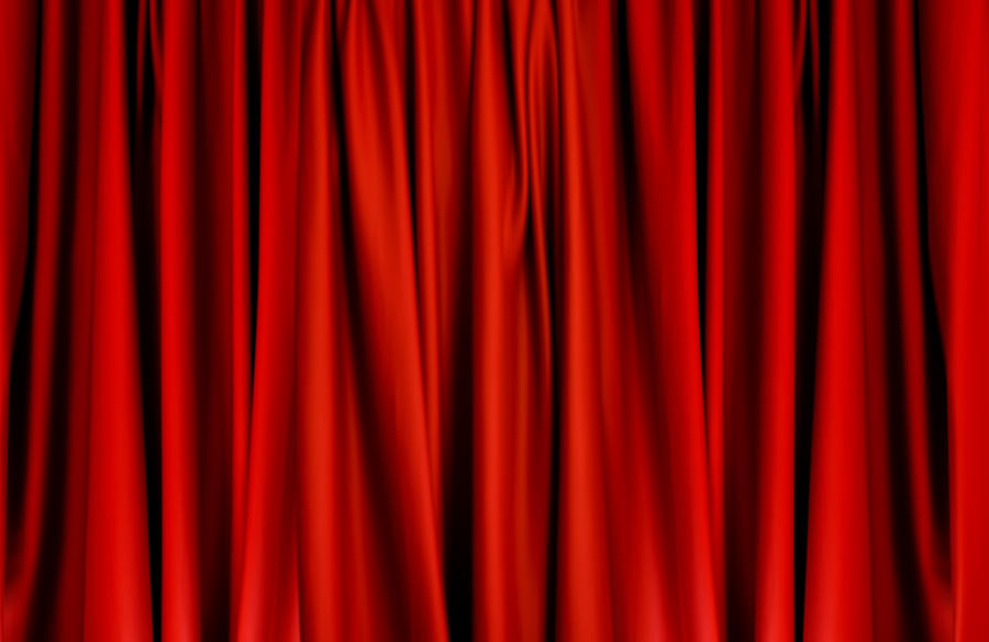 Red curtains Photograph by Sean Gladwell