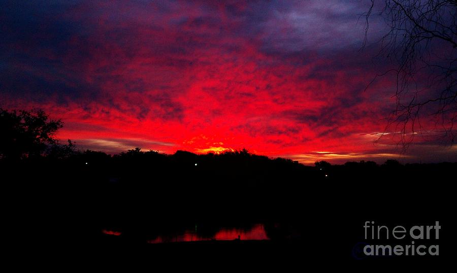Red Dawn Photograph by Robert ONeil