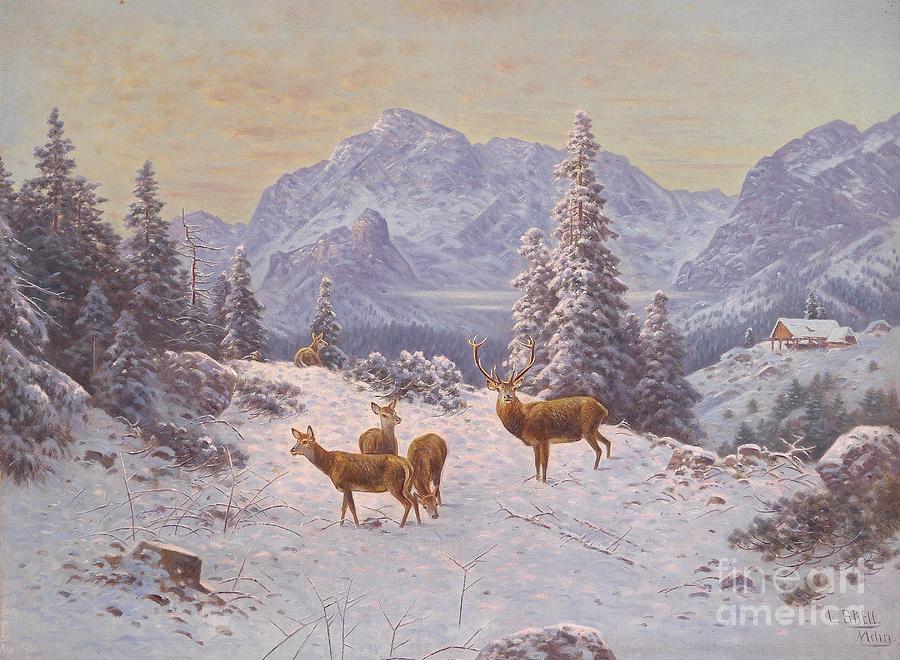 deer landscape