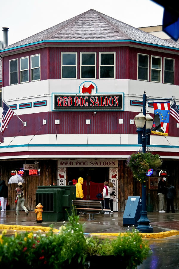 Landmark Photograph - Red Dog Saloon by Al Blount